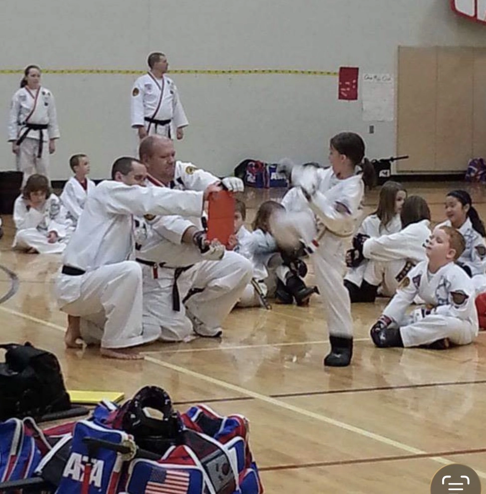 Taylor at karate